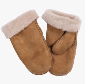 Wooly villalapaset ruskea