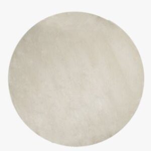 Soft pyöreä matto vaalean beige
