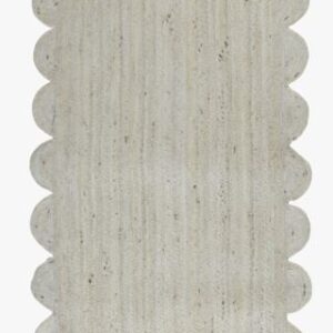 Jute Scallop matto luonnonväri