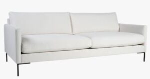 Sofia sofa setetrekk pakke irtopäällinen 3-istuttava valkoinen