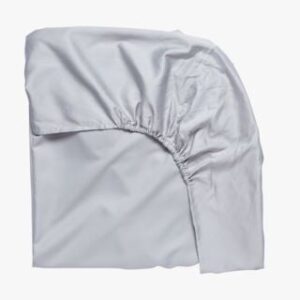Soft Satin muotoonommeltu aluslakana vaaleanharmaa