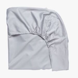Soft Satin muotoonommeltu aluslakana vaaleanharmaa