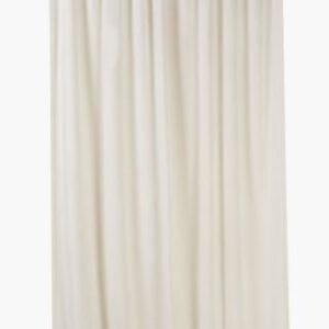 Mali velour verho luonnonvalkoinen