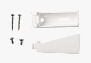 Aksel kiinnike, 2 kpl valkoinen