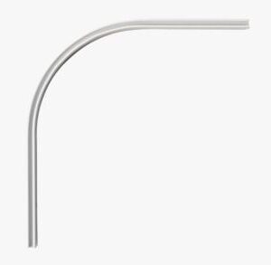 Aksel kulmakaari 90° valkoinen