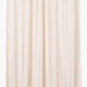 Mali velour verho luonnonvalkoinen