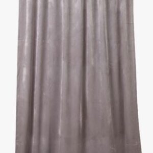 Mali velour verho vaaleanharmaa