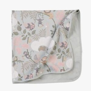 Lazy Jungle torkkupeitto vaaleanvihreä