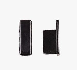 Aksel päätykappale musta