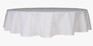Angelica pintakäsitelty pöytäliina valkoinen