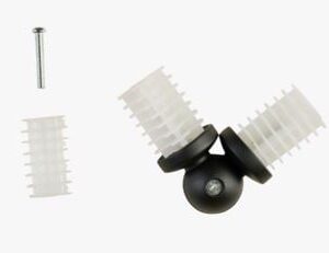 Corner liitoskappale musta